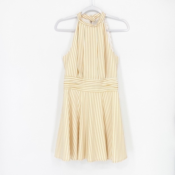 Revolve C/MEO Believe In Me Dress Honey Stripe Small - Picture 3 of 8